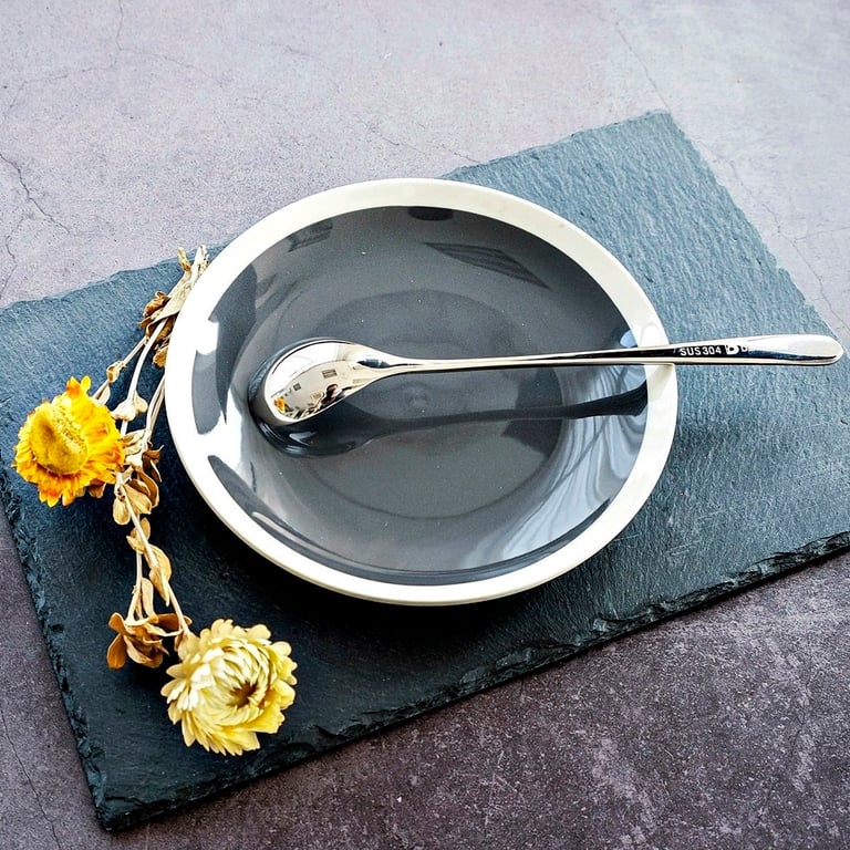 Set 6 thìa chanh inox tráng gương cao cấp 20cm