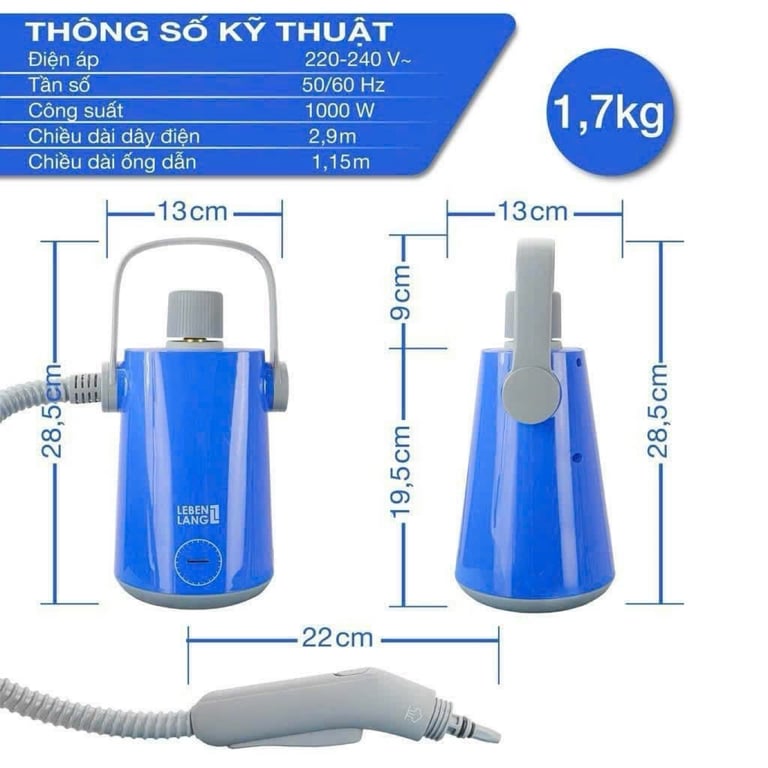 Máy vệ sinh hơi nước LBR9727