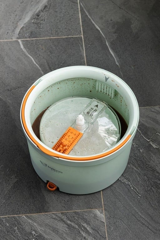 Cây lau nhà tách nước bẩn thông minh kaiyo