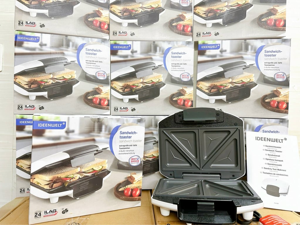 MÁY NƯỚNG BÁNH IDEEN WELT WAFFELEISEN Đức 1200W