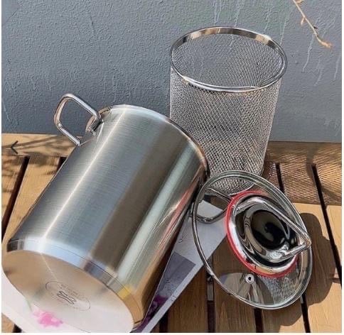 Nồi chiên ngập dầu Chockmen xuất Đức CKM200 20cm-3800ml