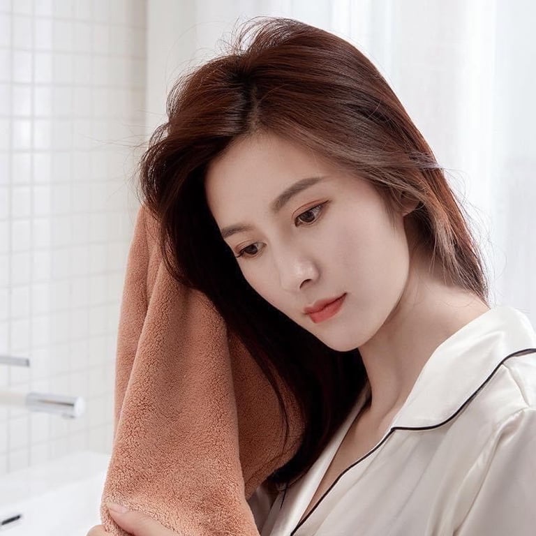 COMBO 2C KHĂN LAU TÓC CAO CẤP SIÊU THẤM HÚT