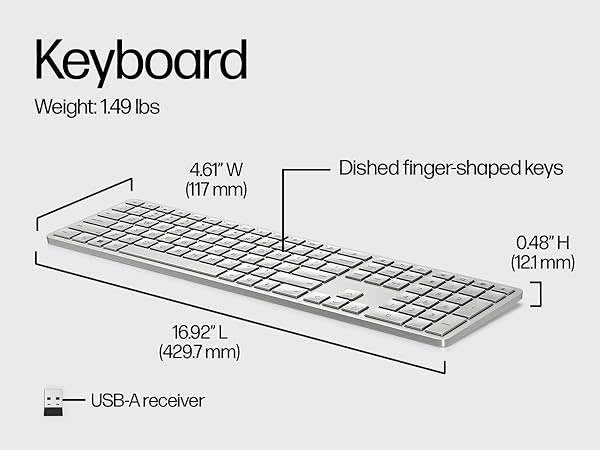 Bàn Phím Không Dây Bluetooth HP 970 (3Z729AA)