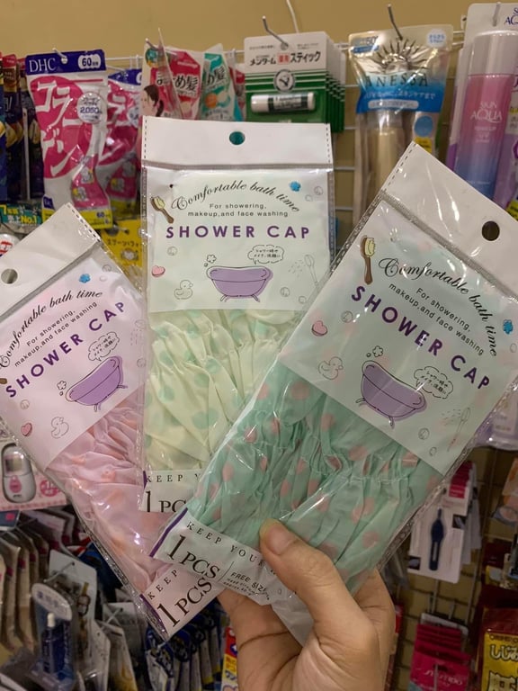 Mũ chụp tóc tắm nilong