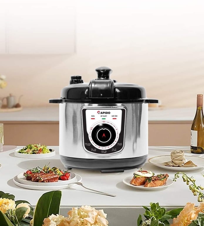 Nồi áp suất đa năng Rapido RPC1000-M  5 Lít