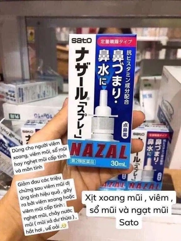 XỊT XOANG NAZAL NHẬT BẢN