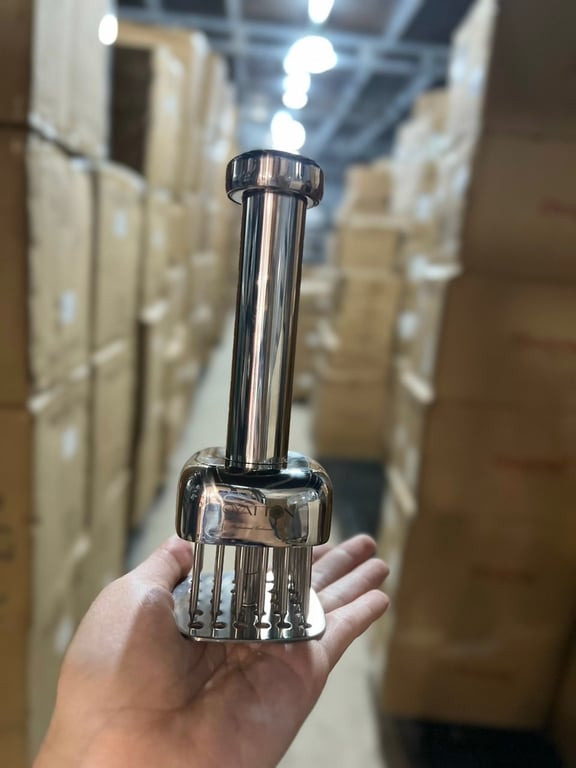 OYT660 - Dụng cụ dằm thịt vuông Oyatton inox 18/10