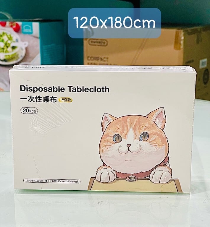Combo 20 khăn trải bàn dùng 1 lần tiện dụng, nhanh chóng