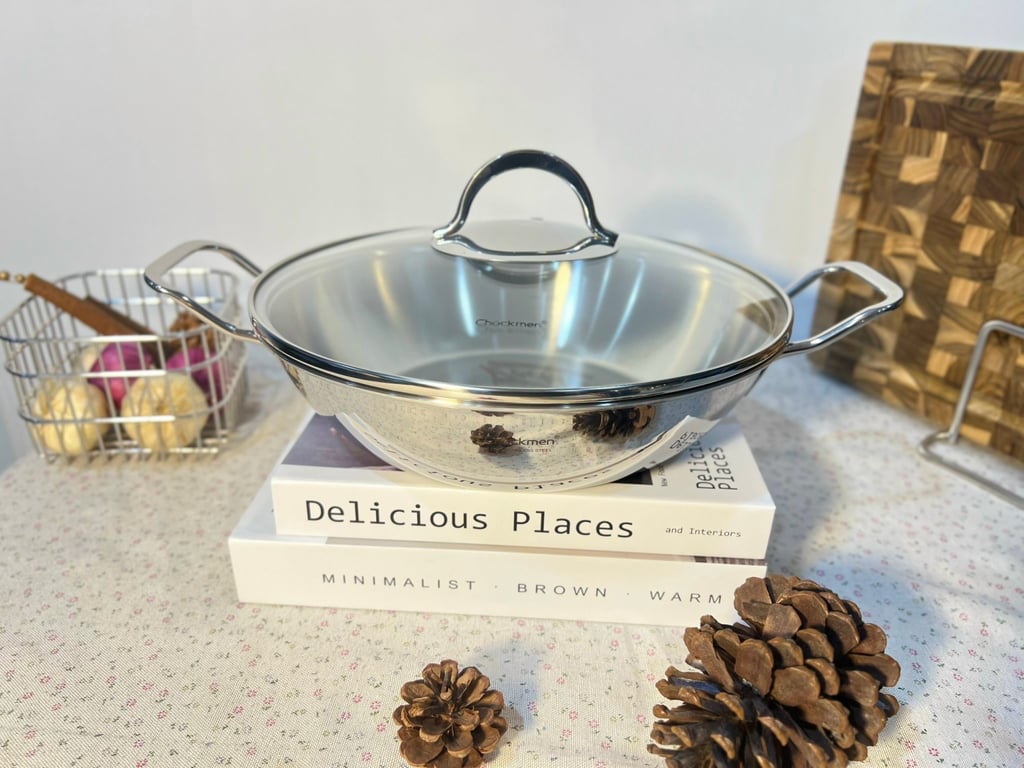 CKM636 - CHẢO XÀO SÂU LÒNG HAI QUAI CHOCKMEN 26CM