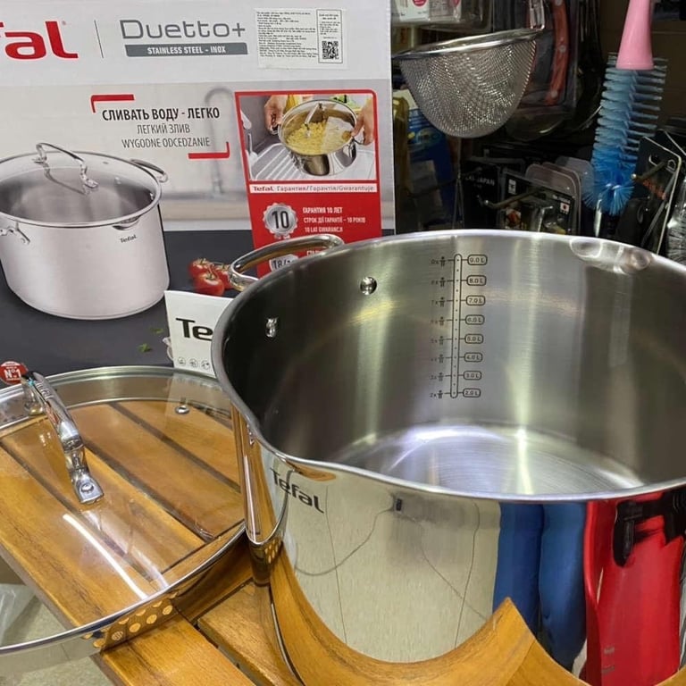 NỒI LUỘC GÀ THÀNH CAO TEFAL DUETTO PLUS
