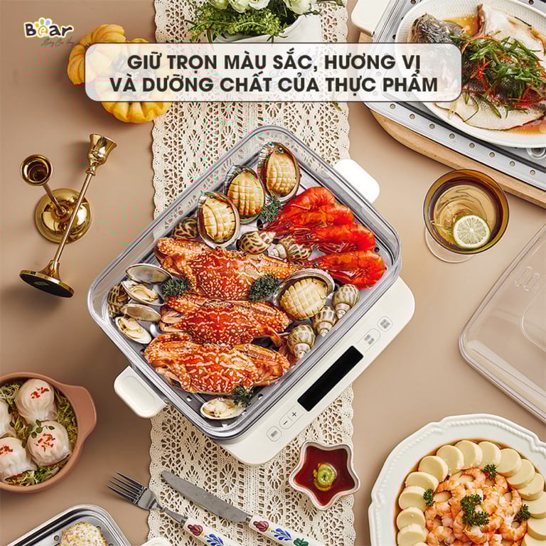 Nồi hấp Bear SB-NH12L
