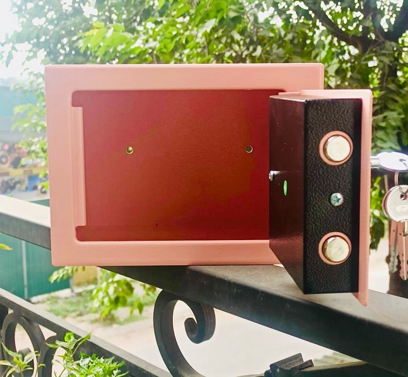 💰💰🗝️ Két sắt mini 23x17x17cm