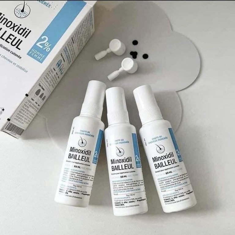 𝗧𝗛𝗨𝗢̂́𝗖 đặc trị  𝗠𝗢̣𝗖 𝗧𝗢́𝗖, Đ𝗔̣̆𝗖 𝗧𝗥𝗜̣ 𝗛𝗢́𝗜 , 𝗥𝗨̣𝗡𝗚 𝗧𝗢́𝗖 𝗠𝗜𝗡𝗢𝗫𝗜𝗗𝗜𝗟  5% BAILLEUL của Pharmacie Pháp