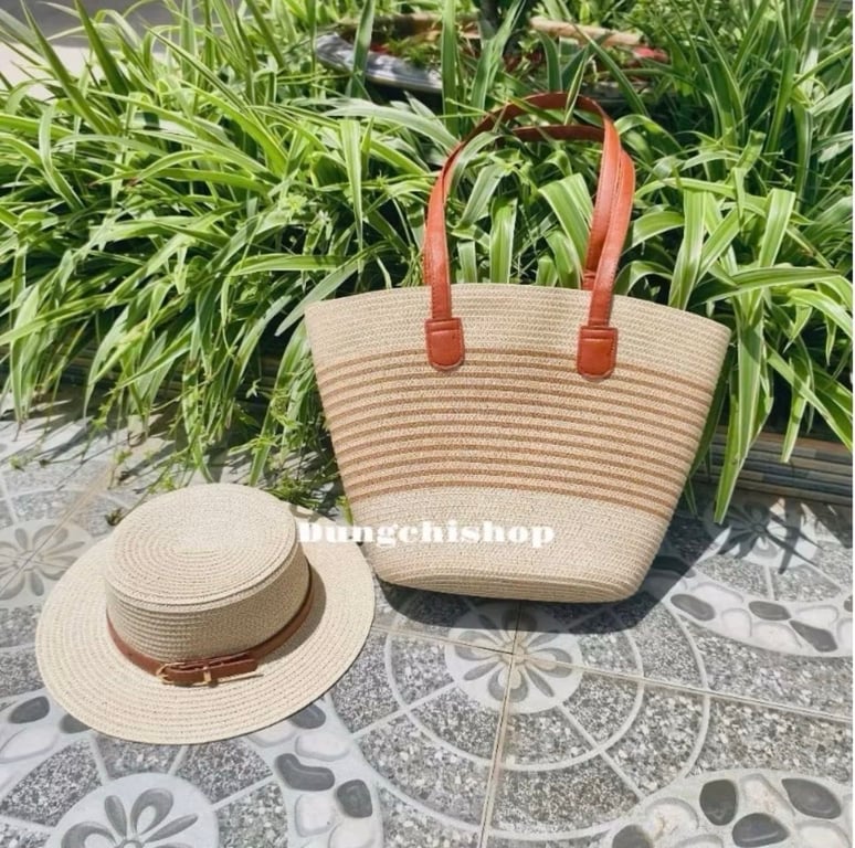 Set mũ túi đi biển