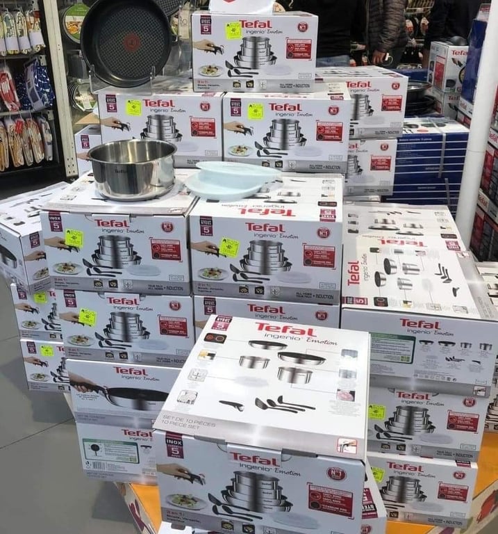 🇫🇷 Set nồi Tefal  10 món hàng Pháp nội địa cực kì xịn và bền