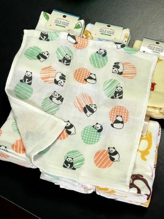 Set 10 Khăn Xô Organic Pile & Gauze xuất Nhật