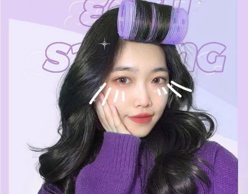 LÔ CUỐN TÓC UỐN TÓC MÁI - TÓC NGUYÊN BỘ SIÊU CỤP - XOĂN LỌN TO BỒNG BỀNH