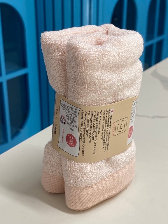 SET 6 KHĂN MẶT SỢI TRE CAO CẤP HÀNG NHẬT