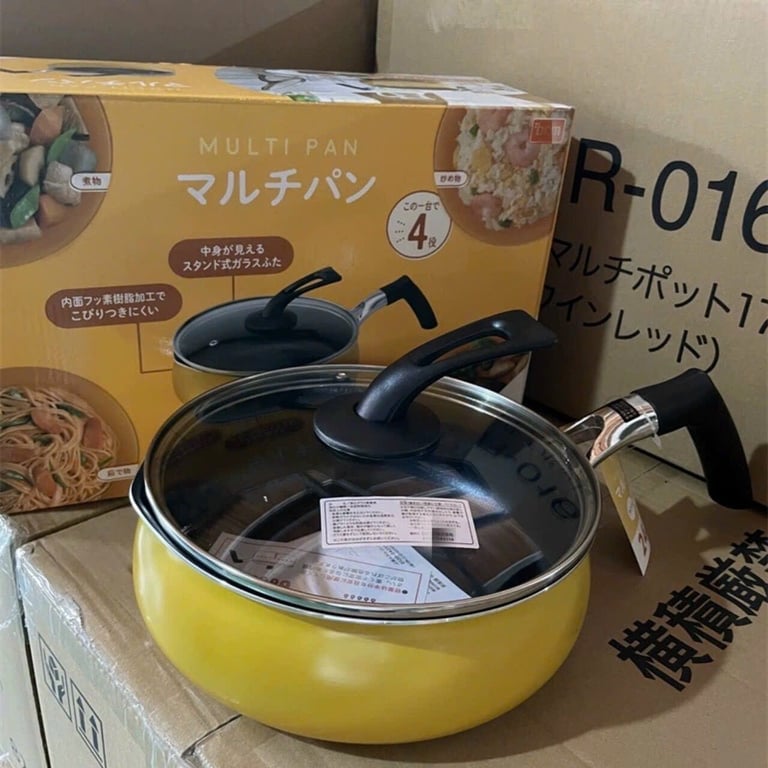 Chảo lẩu 24cm sâu lòng thành cao DCM Nhật Bản