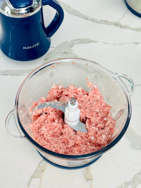 máy xay thịt 2 cối: 1 thuỷ tinh - 1 inox304 Kalite KM355