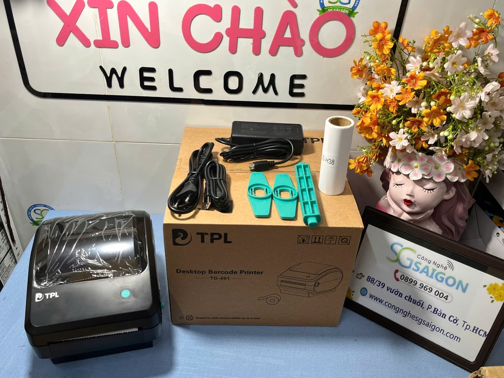 Máy in mã vạch TPL TD-401