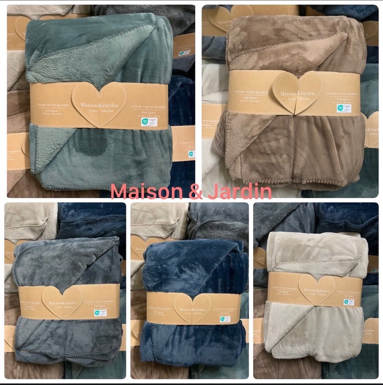 Chăn Lông Cừu MAISON & JARDIN siêu thị Costco Mỹ