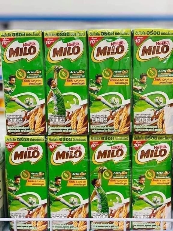 Sữa milo uống thái lan thùng 48 hộp*180ml