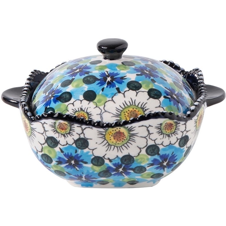 thố 400ml hoa văn vintage