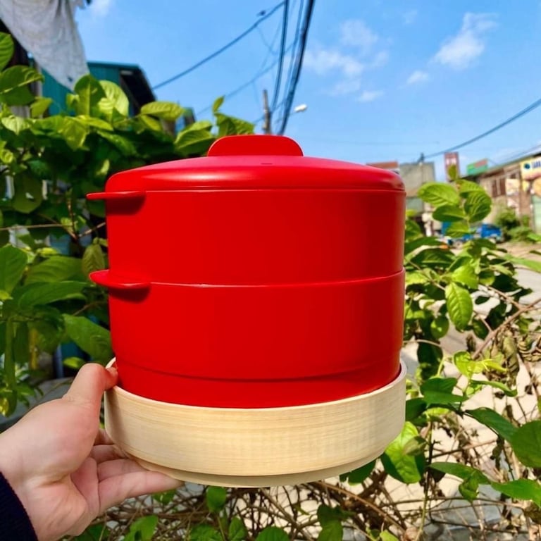 ĐẾ TRE CHO XỬNG HẤP TUPPERWARE