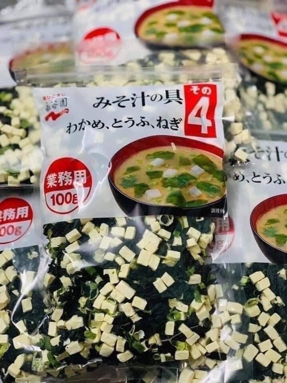 CANH MISO RONG BIỂN ĐẬU HŨ NHẬT BẢN 100G