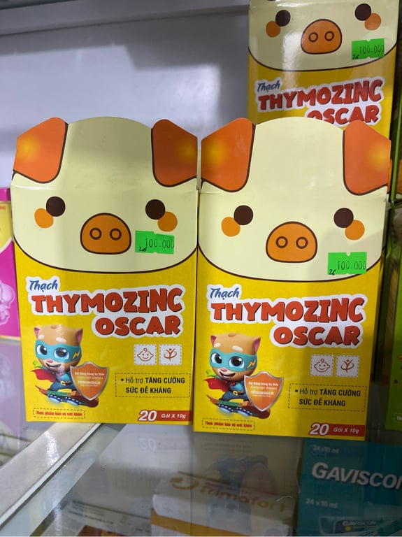 Thạch thymozinc hộp 20 gói vạn tam