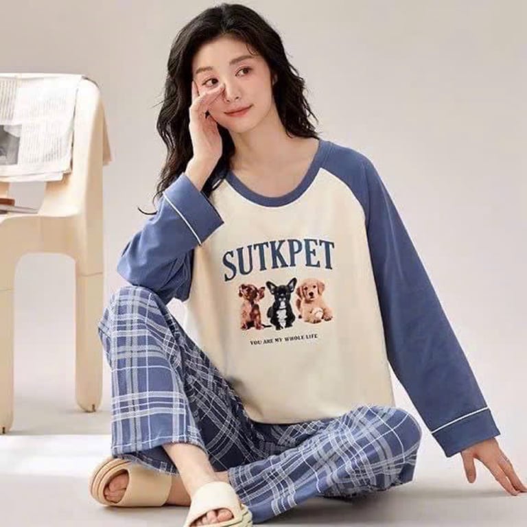 set dài tay mặc nhà