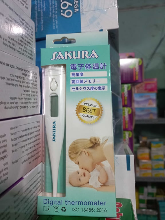 Nhiệt kế điện tử sakura h/10 cây