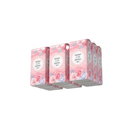 Giấy ăn rút Sipiao Hoa hồng