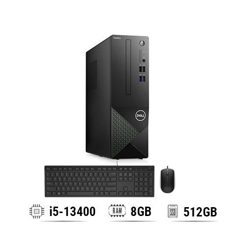 Bộ Máy Tính Để Bàn Dell Vostro 3020 SFF 42VT3020SFF0004 (i5-13400/ 8GB/ 512GB SSD/ Wifi + BT/ Key/ Mouse/ Win11/ 1Y)