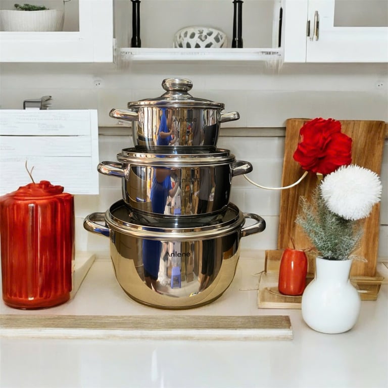 BỘ 3 NỒI INOX - HÀNG QUÀ TẶNG CAO CẤP CỦA ENSURE