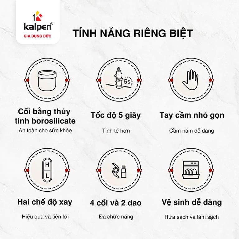 MÁY XAY THỊT ĐA NĂNG KALPEN OL1