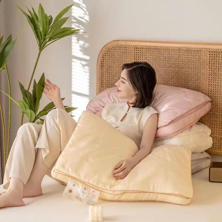 GỐI TRẦN BÔNG TƠ TẮM TENCEL