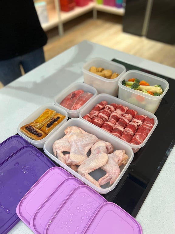 Set Đông tupper #VIOLET