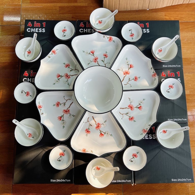 SET BÁT ĐĨA HOA MẶT TRỜI