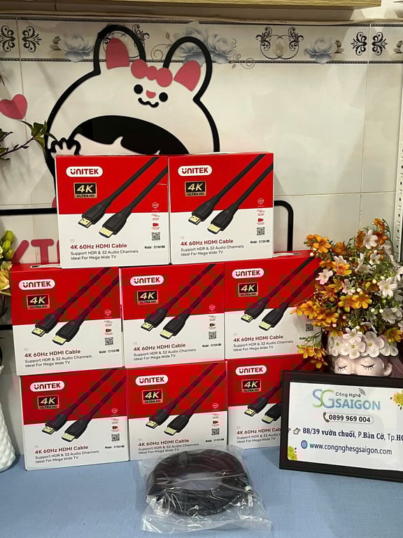 Cáp HDMI 2.0 4K 5m C11041BK UNITEK