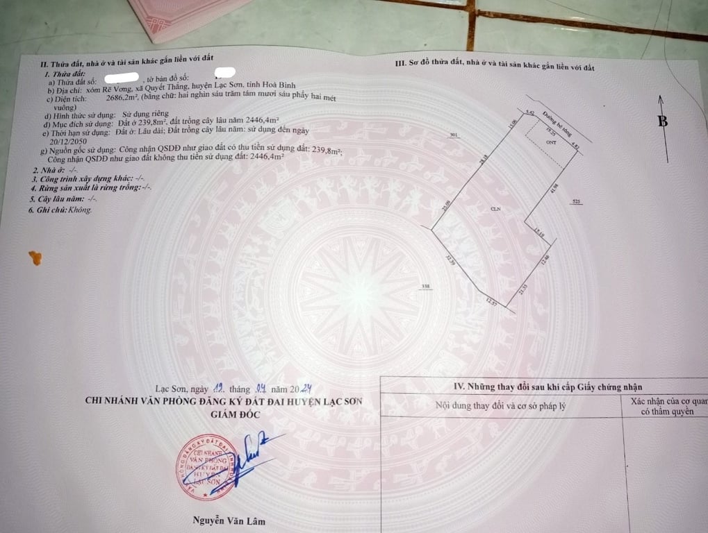 424m2 tại 111m2 ONT Tại Phú Lương, Lạc Sơn, Hoà Bình