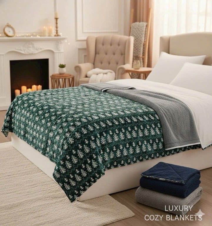 Chăn Lông Cừu Tuyết Cao Cấp