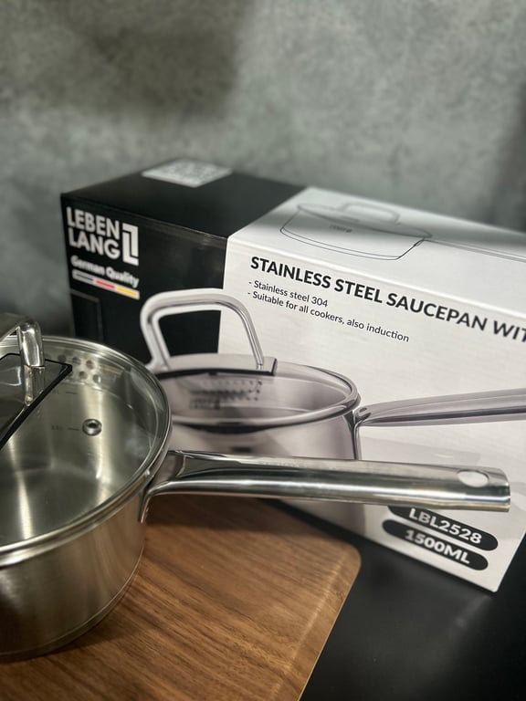 QUÁNH INOX 304 LEBENLANG LBL2528 16CM