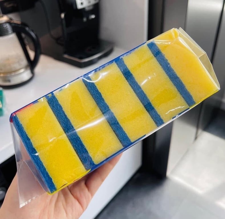 Mút rửa chống xước bát đĩa VILEDA gói 5 miếng