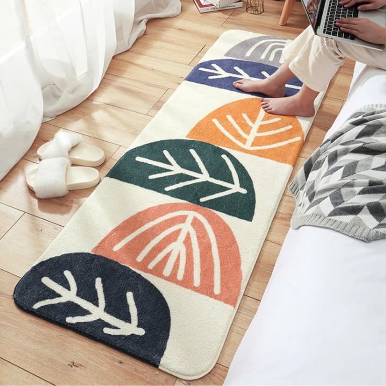 #NC55 - Thảm cừu trần bông trải cạnh giường