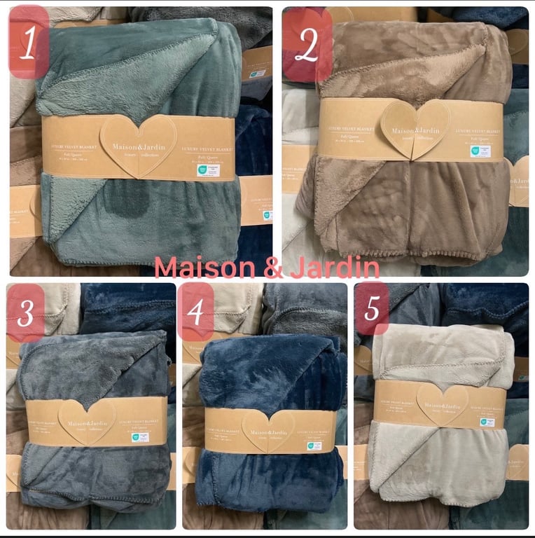 Chăn Lông Cừu MAISON & JARDIN siêu thị Costco Mỹ