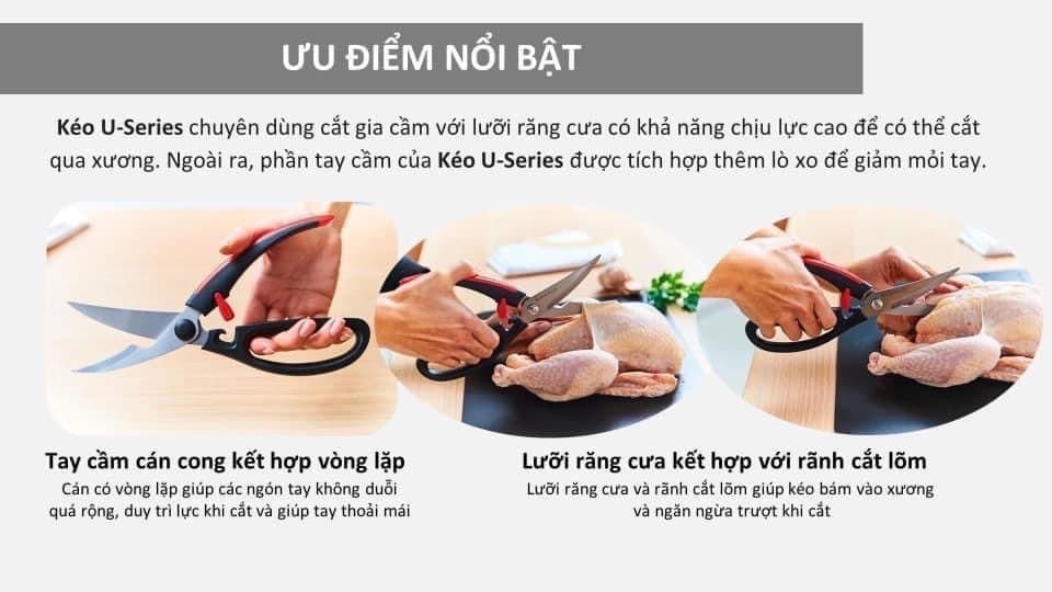 Kéo cắt gà tupper ware