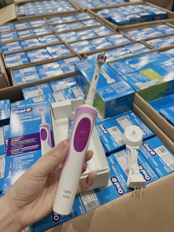 bàn chải điện 𝐎𝐑𝐀𝐋-𝐁 /set 9 món