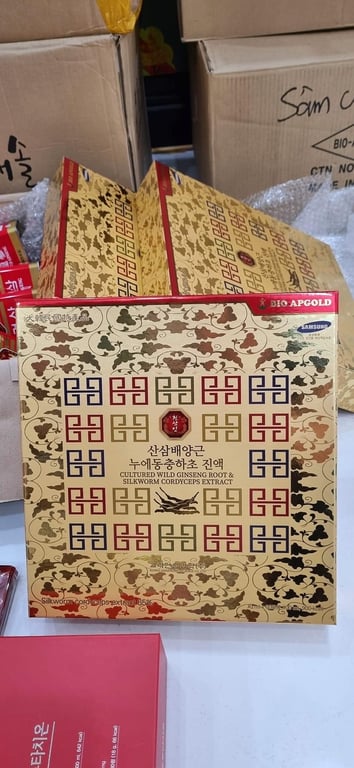 Nước Sâm Núi Đông Trùng hạ Thảo Bio Apgold Hàn Quốc